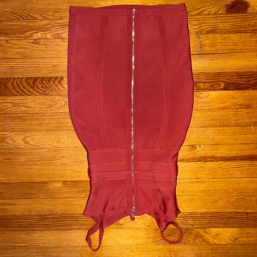 Bodycon Dress in RUST - Picture 10 of 12